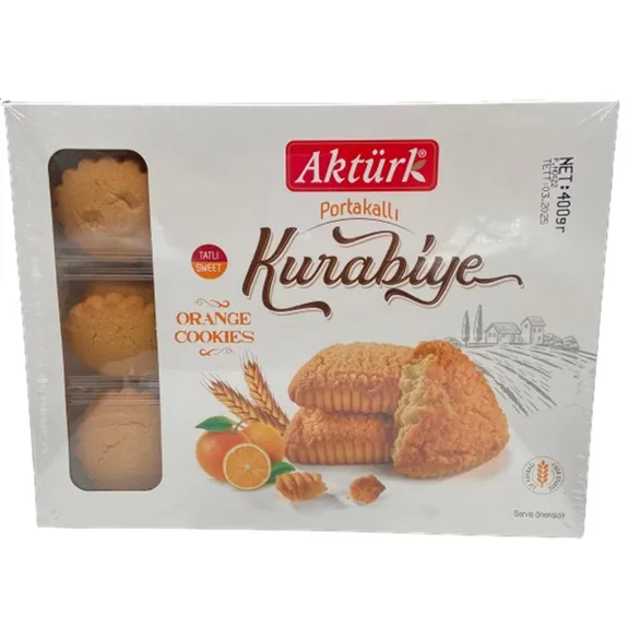 Aktürk Kurabiye Portakallı 400 Gr