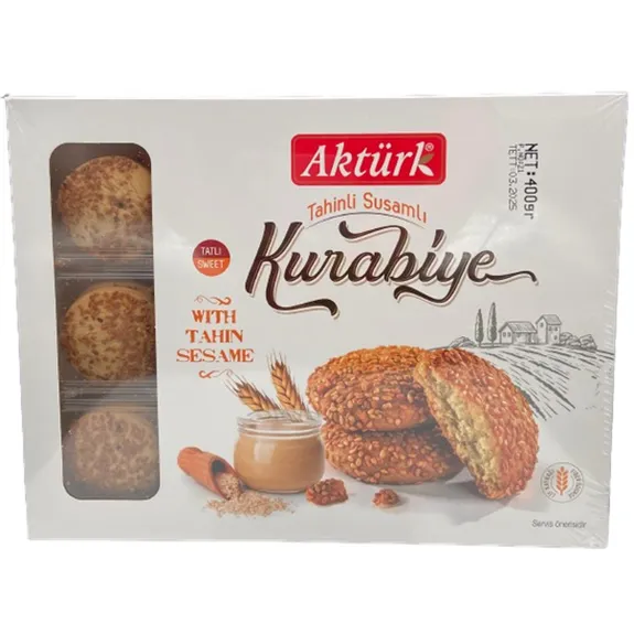 Aktürk Kurabiye Tahinli Susamlı 400 Gr