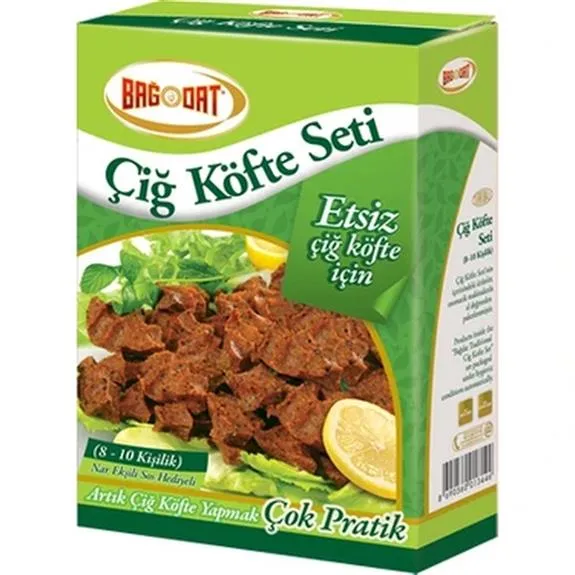 Bağdat Etsiz Çiğ Köfte Seti 500 Gr