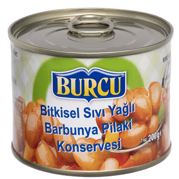 Burcu Barbunya Pilaki Konservesi 200 Gr