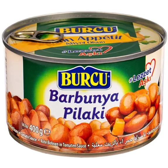Burcu Barbunya Pilaki Konservesi 400 Gr