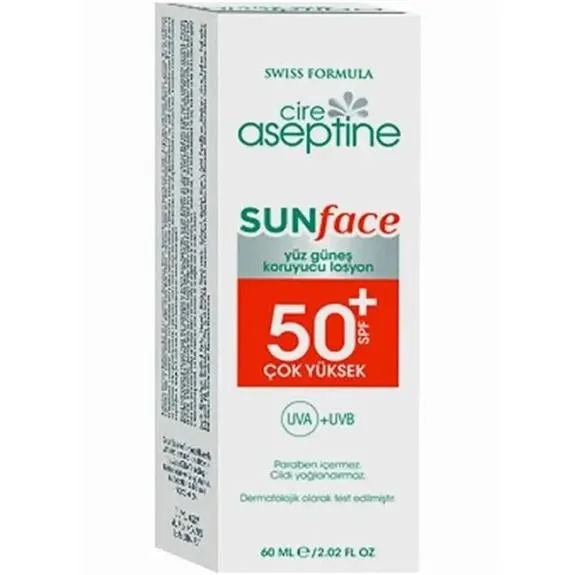 Cire Aseptine Güneş Yüz Losyonu Spf (50+) 60 Ml