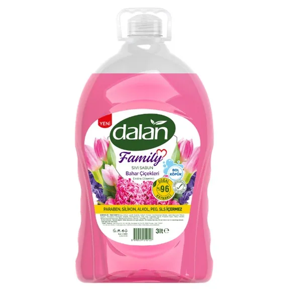 Dalan Family Sıvı Sabun Bahar Çiçeklerii 3 Lt