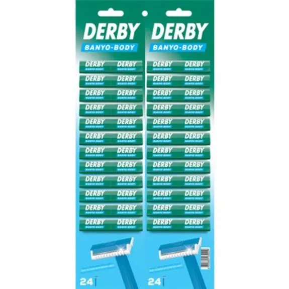 Derby Tıraş Bıçağı Banyo Tek Bıçaklı Kartela X 48 Li