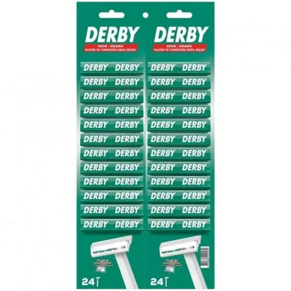 Derby Tıraş Bıçağı Tek Bıçaklı Kartela X 48 Li