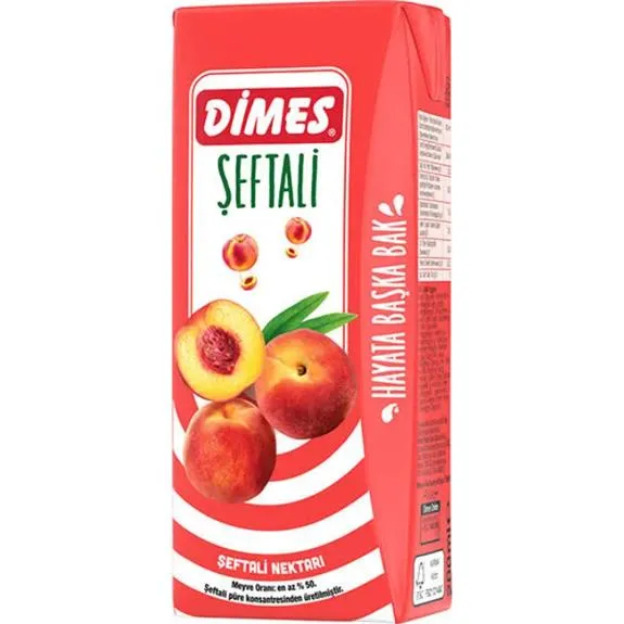 Dimes Meyve Nektarı Şeftali 200 Ml