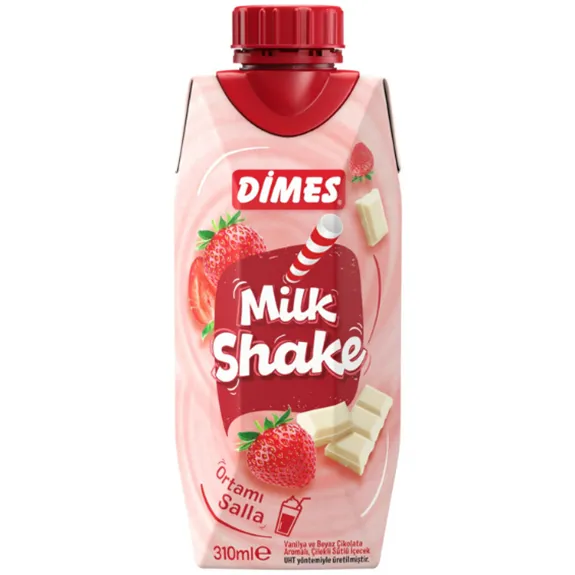 Dimes Milkshake Çilek-Vanilya 310 Ml