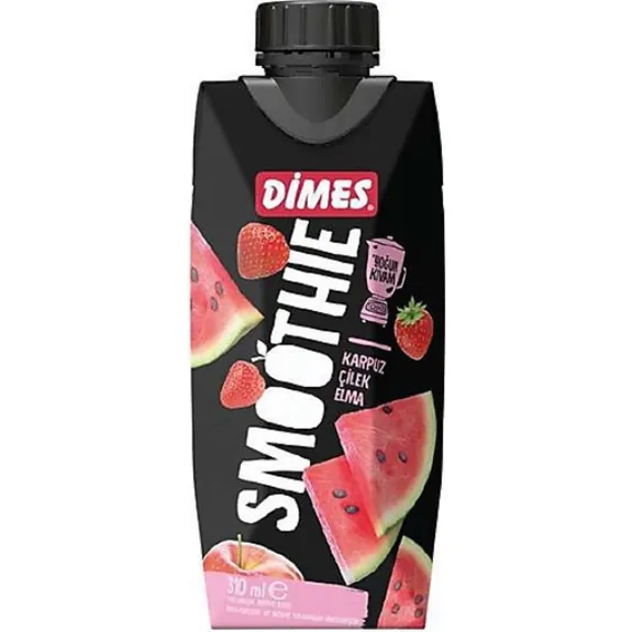 Dimes Pembe Smoothie Karpuz Çilek Elma 310 Ml