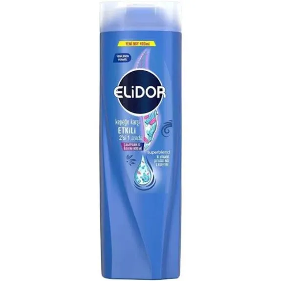 Elidor Şampuan 400 Ml 2 Si 1 Arada Kepeğe Karşı