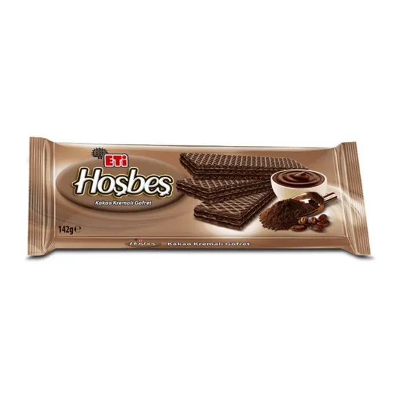 Eti Hoşbeş Kakao Kremalı Gofret 142 Gr