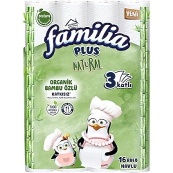 Familia Plus Havlu Natural 16 Lı