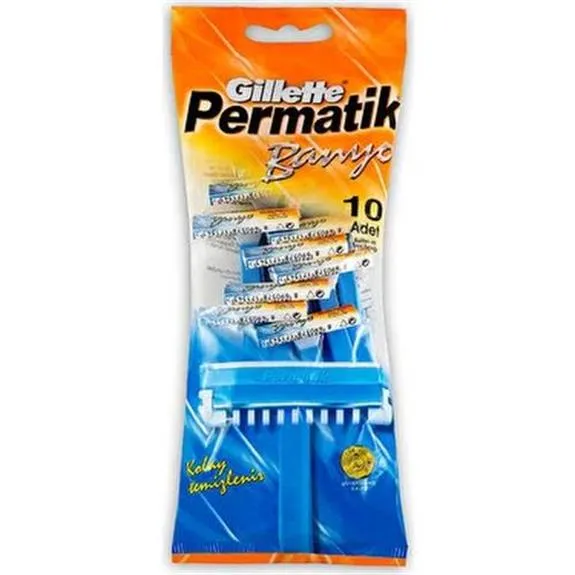 Gillette Permatik Banyo Tıraş Bıçağı 10 Lu