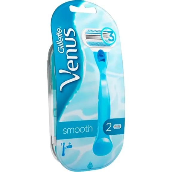 Gillette Venus Smooth 3 Bıçaklı Tıraş Makinesi + 2 Yedek