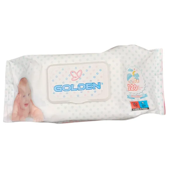 Golden Sensitive Kapaklı Islak Havlu 120 Li
