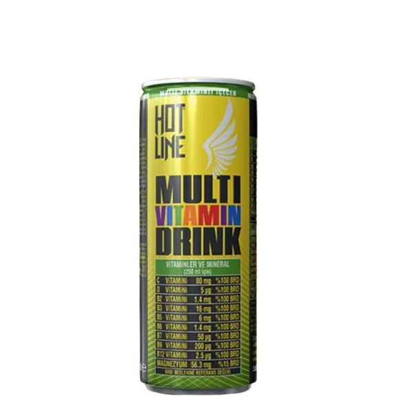 Hot Line Multi Vitaminli İçecek 250 Ml Tnk