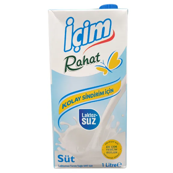 İçim Yarım Yağlı Laktozsuz Süt 1 Lt