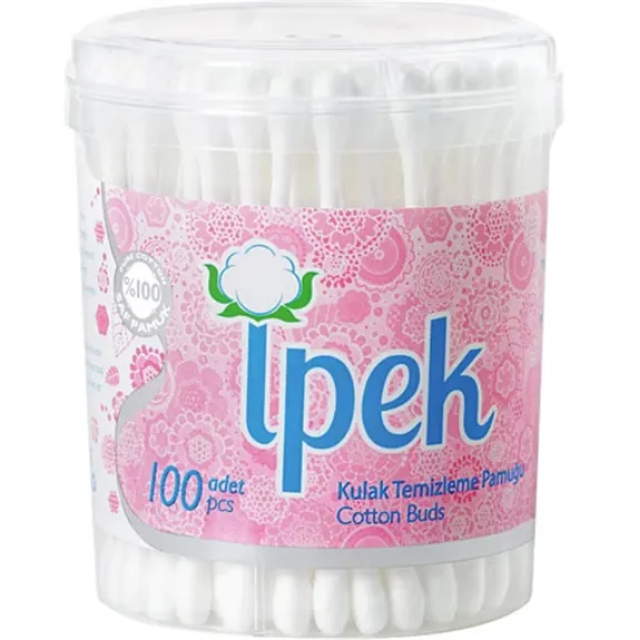 İpek Kulak Çubuğu 100 Lü Yuvarlak