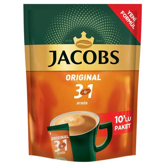 Jacobs 3 Ü 1 Arada Original 10 Lu Paket 160 Gr