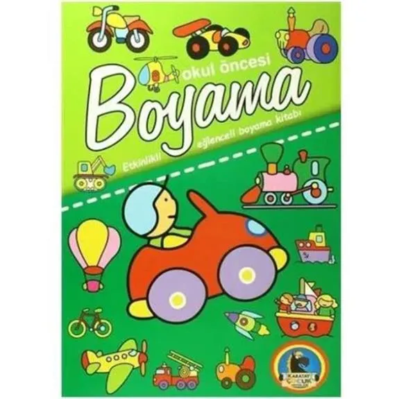 Karatay Okul Öncesi Dev Boyama Kitabı 16 Sf
