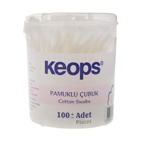Keops Kulak Çubuğu 100 Lü Yuvarlak (Küçük Paket)