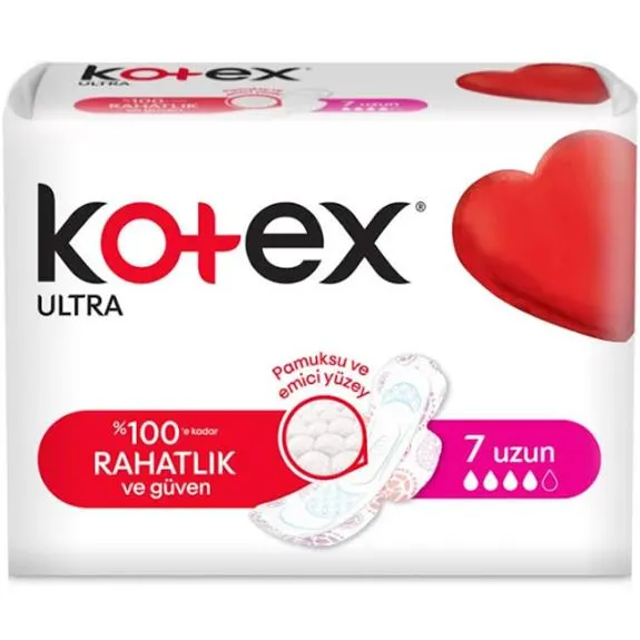Kotex Ultra Single Ped Kanatlı Uzun 7 Li