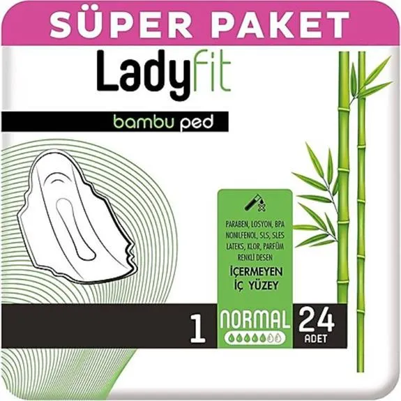 Ladyfit Bambu Ped Süper Paket Normal 24 Lü
