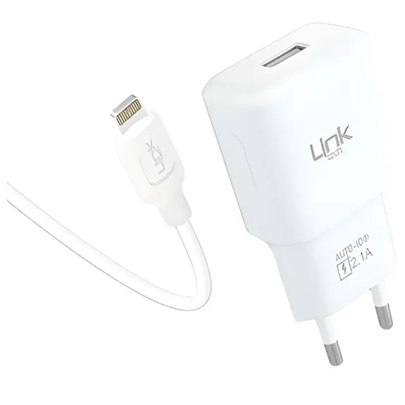Linktech Eco Lightning Şarj Seti 2.1A T442E