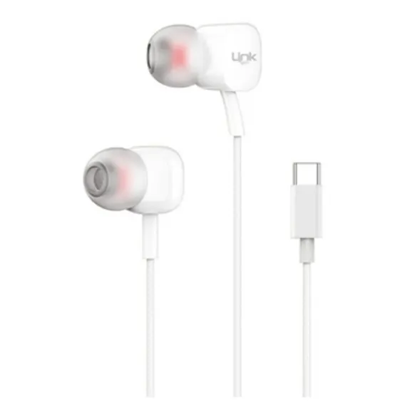 Linktech Kulak İçi Kulaklık Beyaz H16