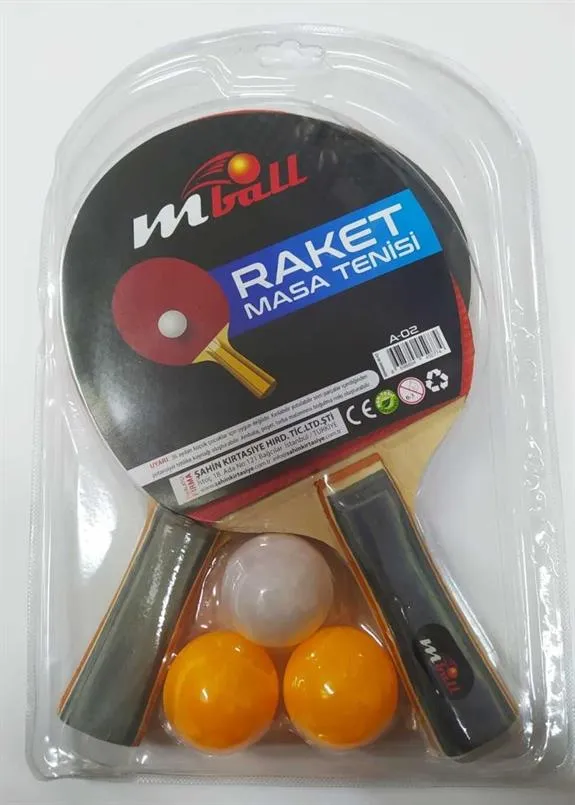Mball Masa Tenisi Raket Seti İkili F-118
