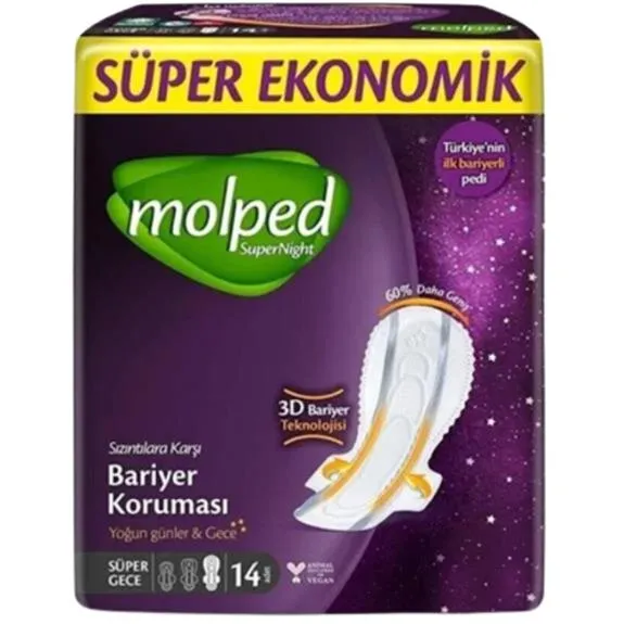 Molped Süper Night Süper Eko Gece 14 Lü