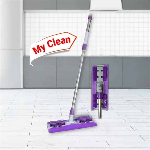 Myclean Mandallı Teleskopik Saplı Yedekli Kullan At Mop