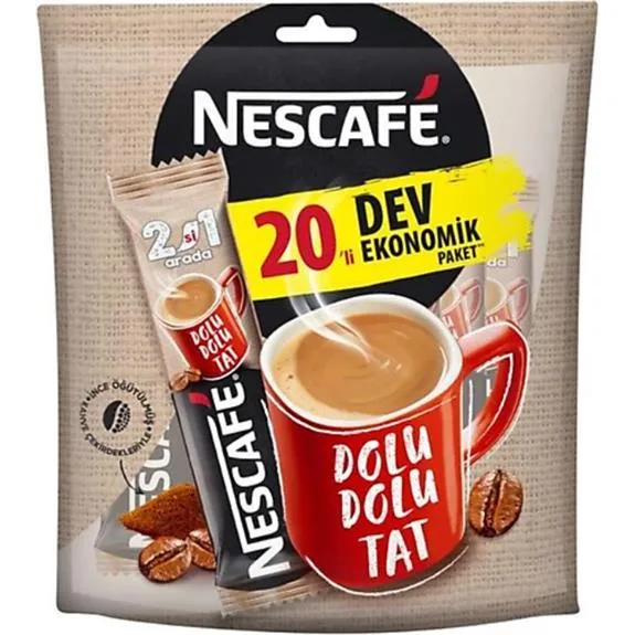 Nescafe 2 Si 1 Arada 20 Li Paket 200 Gr