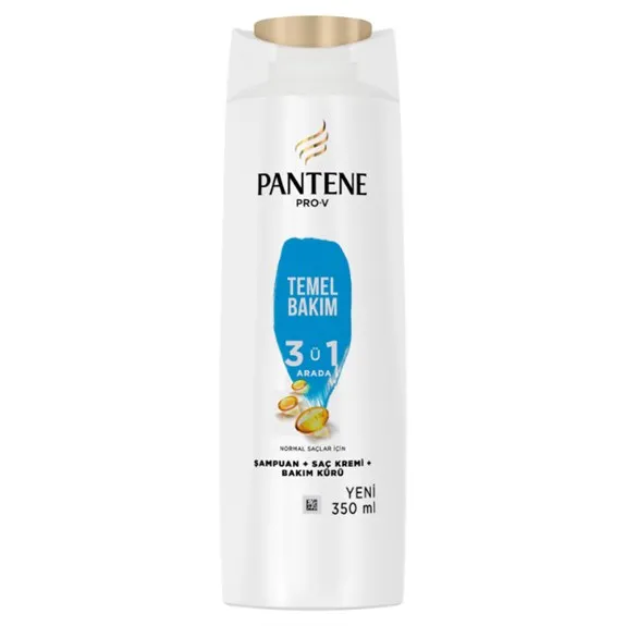 Pantene Şampuan 350 Ml 3 Ü 1 Arada Temel Bakım