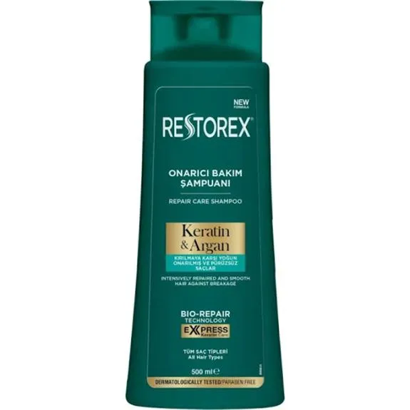 Restorex Şampuan 500 Ml Keratin&Argan