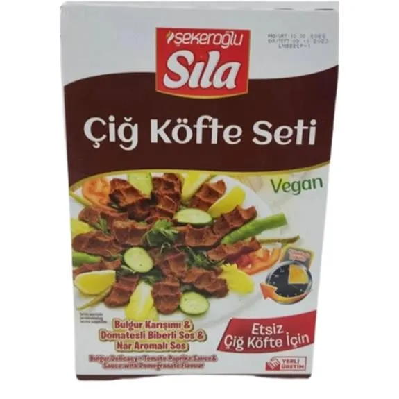 Sıla Etsiz Çiğ Köfte Seti 500 Gr