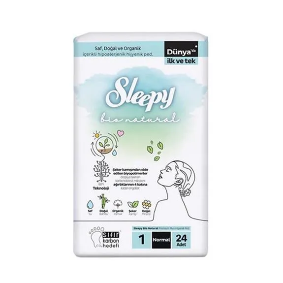 Sleepy Bio Natural Süper Eco Ped Normal 24 Lü
