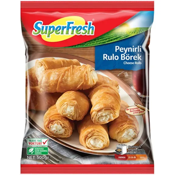 Superfresh Peynirli Rulo Börek 500 Gr