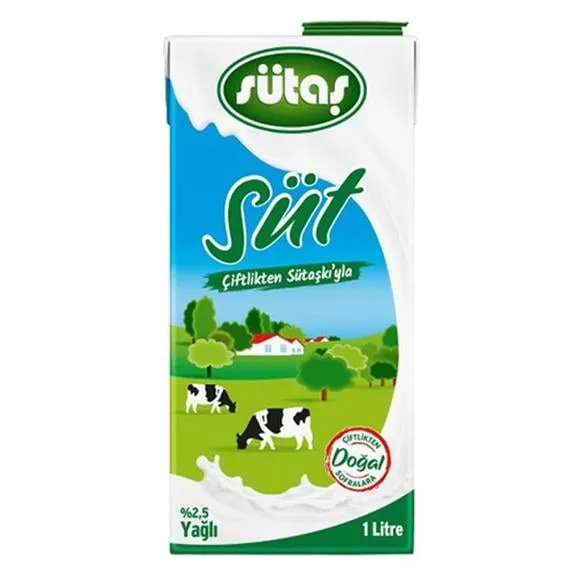 Sütaş %2,5 Yağlı Süt 1 Lt