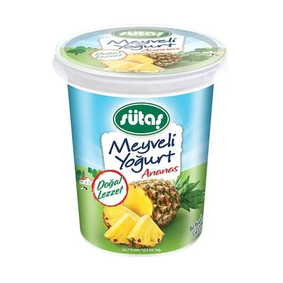 Sütaş Ananaslı Yoğurt 475 Gr