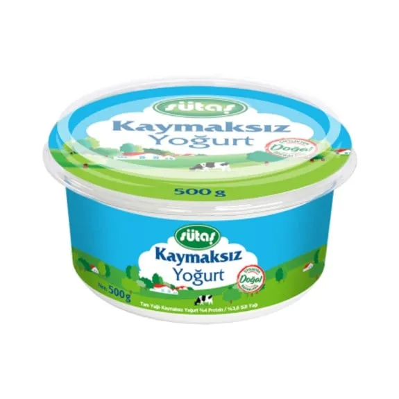 Sütaş Kaymaksız Yoğurt 500 Gr