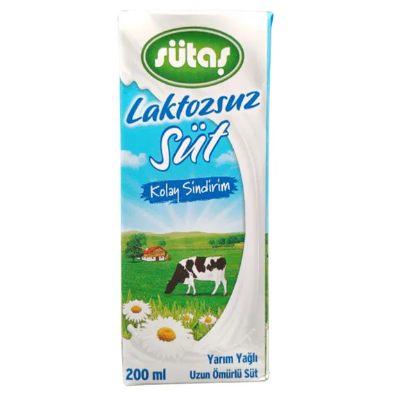 Sütaş Laktozsuz Süt 200 Ml