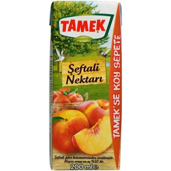 Tamek Meyve Nektarı Şeftali 200 Ml