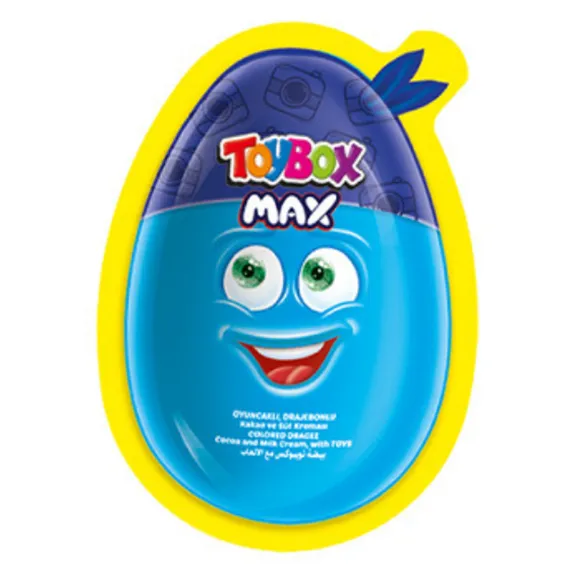 Toybox Max Oyuncaklı Yumurta Çikolata Kız-Erkek 20 Gr