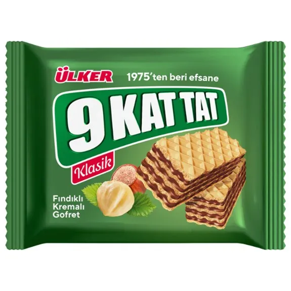 Ülker 9 Kat Tat Fındık Kremalı Gofret 39 Gr