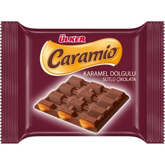Ülker Caramio Sütlü Kare Çikolata 55 Gr