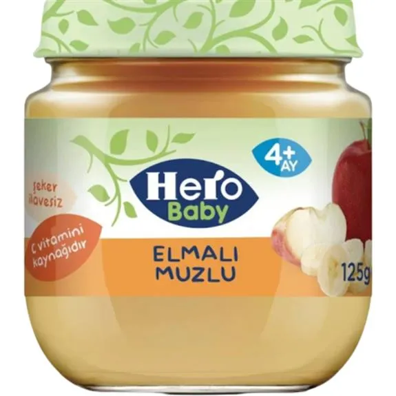 Ülker Hero Baby Elmalı Muzlu Kavanoz Mama 125 Gr