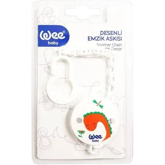 Wee Baby Desenli Emzik Askısı (Kod : 901)